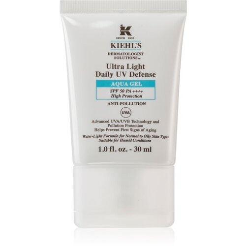 Kiehls Dermatologist Solutions Ultra Light Daily UV Defense Aqua Gel SPF 50 PA++++ ultra lagani za&amp;scaron;titni fluid SPF 50 uniseks 30 ml Slike