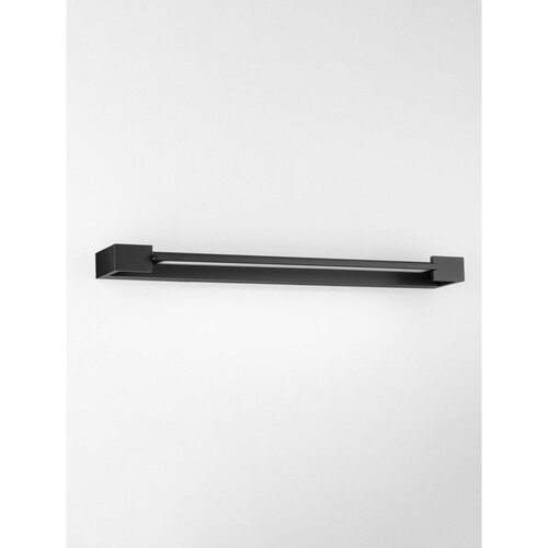Nova Luce Mat črna aluminijasta LED stenska svetilka Arga &amp;ndash; Slike