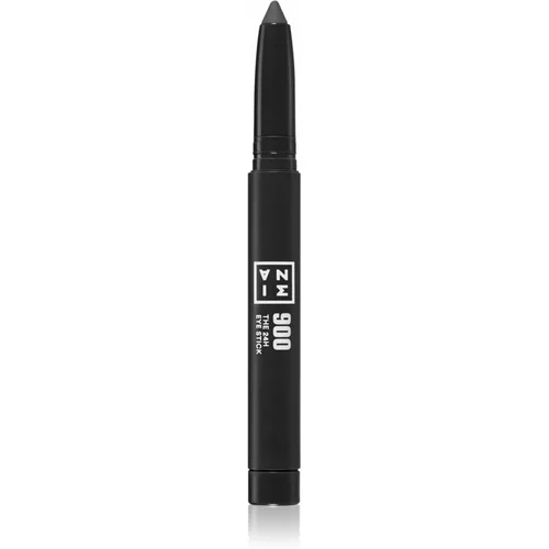 3INA The 24H Eye Stick dolgoobstojna senčila za oči v svinčniku odtenek 900 - Black 1,4 g