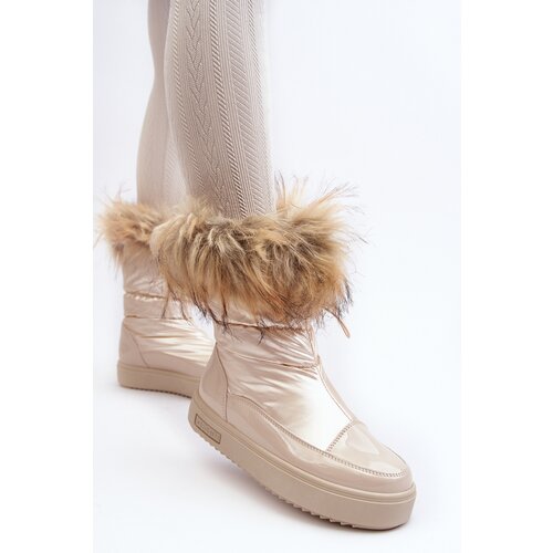 Big Star Women&amp;#039;s Snow Boots With Fur Beige Slike