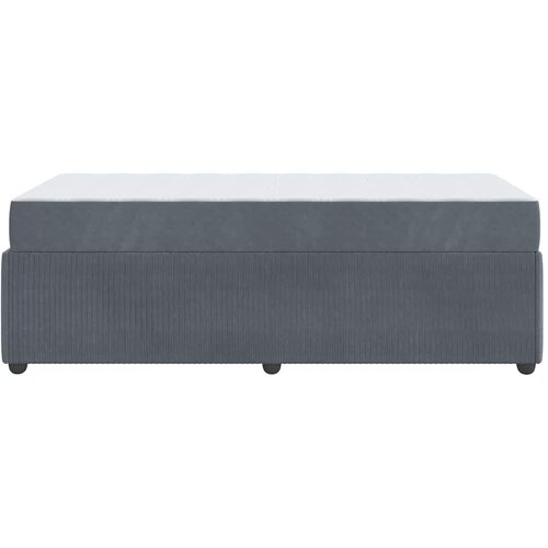  Krevetna konstrukcija Tamno siva 90 x 200 cm tkanina Slike