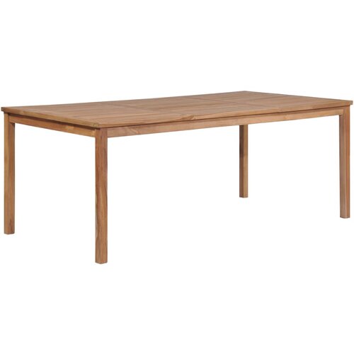 The Living Store Vrtna miza 200x100x77 cm trdna tikovina - Jedilna Miza, (21466388) Slike