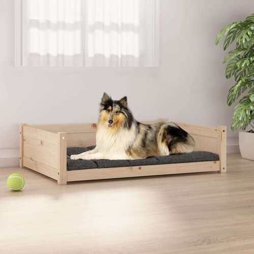  Krevet za pse 95 5x65 5x28 cm od masivne borovine Slike
