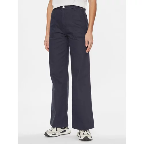 Tommy Jeans Jeans hlače Claire DW0DW16163 Mornarsko modra Wide Leg