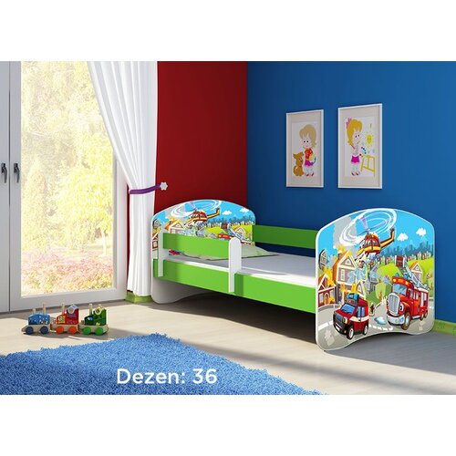 ACMA dečiji krevet II 140x70 + dušek 6 cm GREEN36 Cene