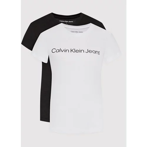 Calvin Klein Jeans Set dveh majic J20J220161 Pisana Slim Fit