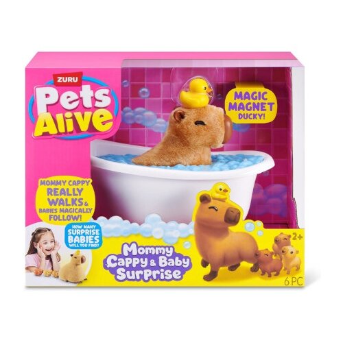 Zuru pets alive mama kapibara I bebe ( 1046449 ) Slike