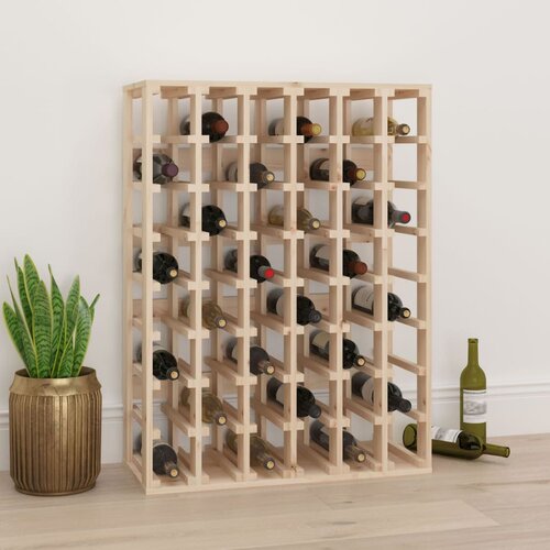 vidaXL Stojalo za vino 70x33x94 cm trdna borovina Cene