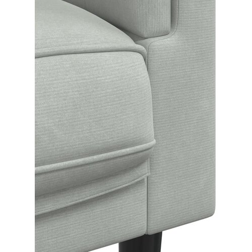  2-dijelni set sofa s jastucima svjetlosivi bar&amp;scaron;unasti Slike