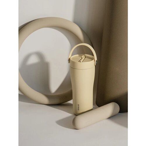 Equa Termo lonček CARRY Cup, 600 ml, sand Slike