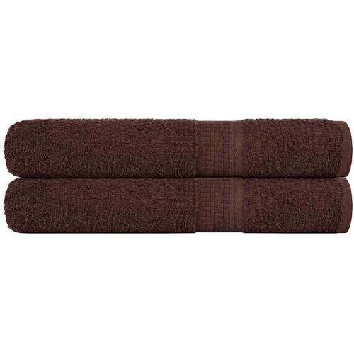 vidaXL Brisače 2 kos rjava 100x200 cm 360 g/m² 100% bombaž Cene