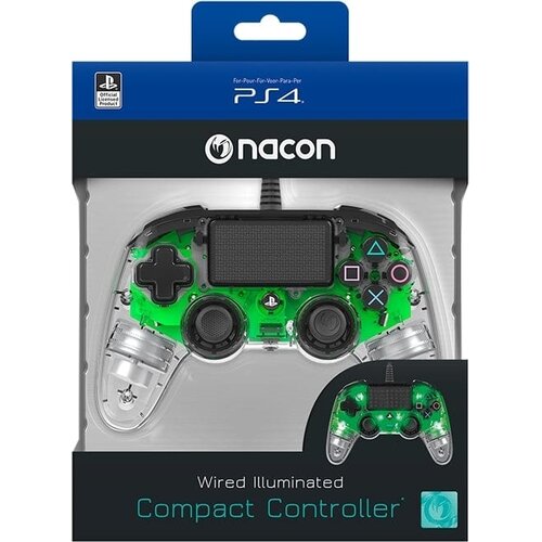 Nacon PS4 Nacon Compact Light Wired Controller prozirno-zeleni Cijene