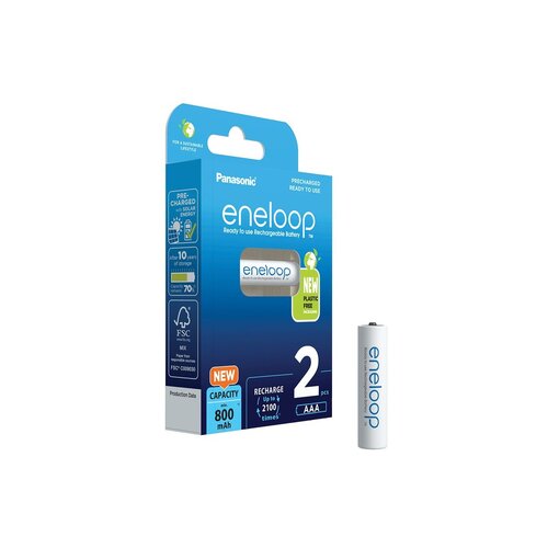 Panasonic BK-4MCDE/2BE AAA/micro 800mAh, baterija Ni-MH, 2 kos/paket Slike