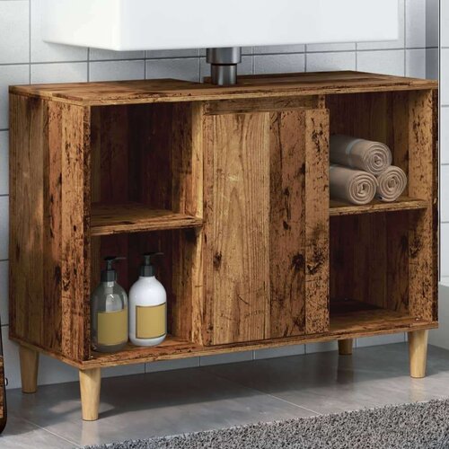 vidaXL Kupaonski ormarić boja drva 80 x 33 x 60 cm konstruirano drvo Cijene
