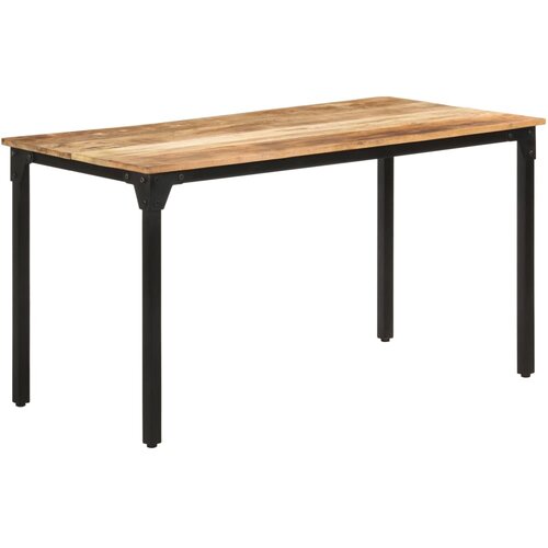  Blagovaonski stol 140 x 70 x 76 cm od grubog drva manga Slike
