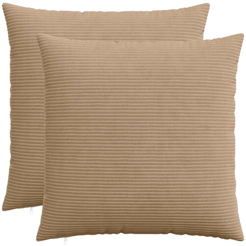  Presvlaka za jastuk 2 pcs HEERLEN Smeđa 70 x 70 cm Kord Cene