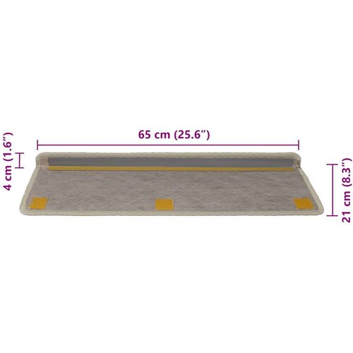  Ljepljivi tepisi za stepenice 30 kom 65x21x4 cm zeleni Slike