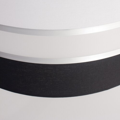  Luster na sajli CORAL 1xE27/60W/230V crno-bela Slike