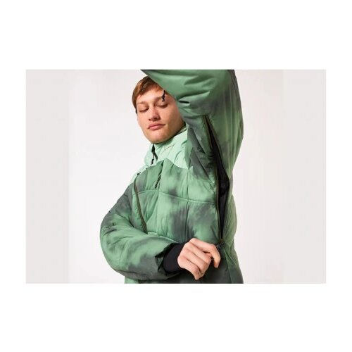 Oakley jakna tc rykkinn jacket green clouds print l m Slike