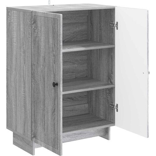  Kreveta Siva sonoma 66 x 34,5 x 90 cm Konstruirano drvo Slike