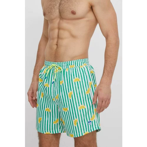 North Sails Kratke hlače za kupanje boja: zelena, 673721