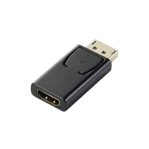 Renkforce RF-5506962 DisplayPort / HDMI adapter [1x mo&amp;scaron;ki konektor DisplayPort - 1x ženski konektor HDMI] črna pozlačeni konektorji, (20537783) Slike