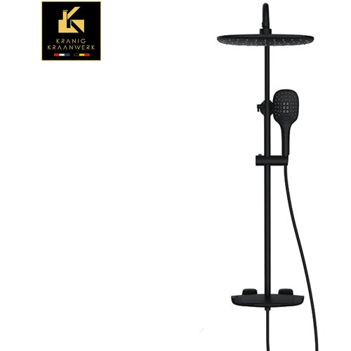 Kranig Kraanwerk Pipa za prho | nadometna tuš garnitura | Minimalističen dizajn | Charelle, (21732336) Cene