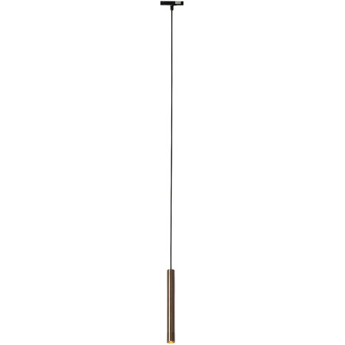 QAZQA Moderne hanglamp donker brons voor railsysteem 1-fase - Slimline Keno Cene