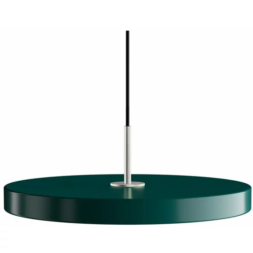 UMAGE Temno zelena LED viseča svetilka s kovinskim senčnikom ø 43 cm Asteria Medium –