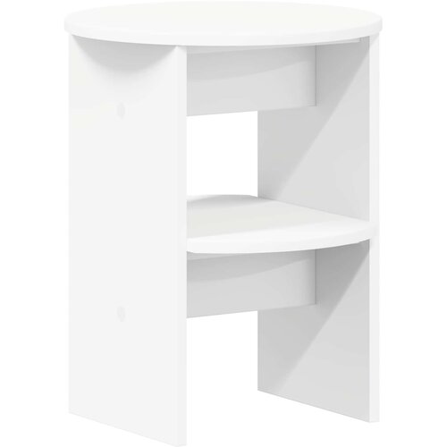  Pomoćni ormarić 2 pcs Bijeli &amp;Oslash;40 x 50 cm Konstrukcijsko drvo Slike