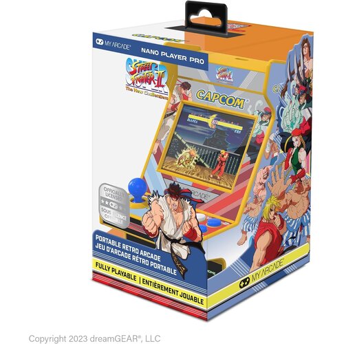 My Arcade Super Street Fighter II Nano Player Pro prenosna retro arkadna naprava Cene