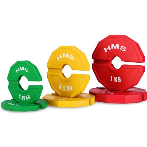 Hms Progresivni utežni diskovi 3 para do 3,5 kg Slike