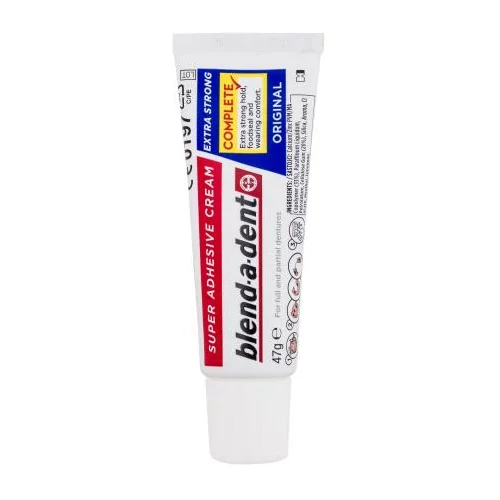 Blend-a-dent Extra Strong Original Super Adhesive Cream krema za fiksiranje zubnih proteza 47 g unisex