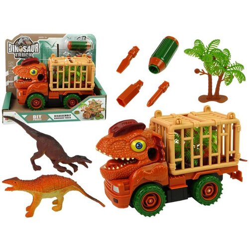  Dinosaur kamion transporter narančasti s dodacima Slike