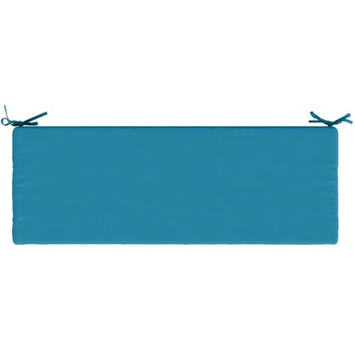  Jastučići za klupe - 2 dijela SOEST 2 kom. 100% poliester - Svjetloplava 120 x 40 x 8 cm Poliester Slike