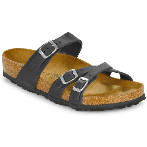 Birkenstock Natikači Franca LEOI Black Črna