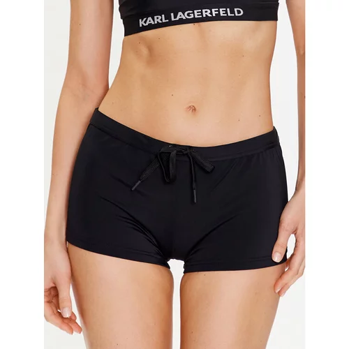 Karl Lagerfeld Spodnji del bikini 230M2207 Črna