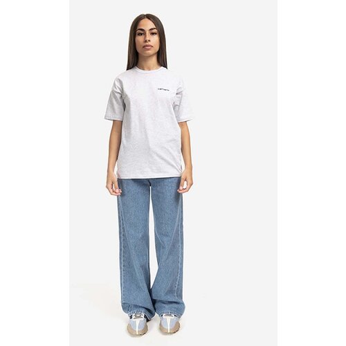 Carhartt WIP Jane Kavbojke heavy stone wash blue Slike