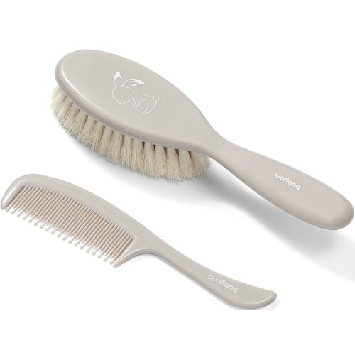BabyOno Take Care Hairbrush and Comb set Gray (za otroke od rojstva) Cene