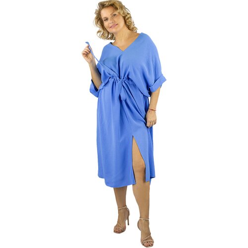 Pri Oversize dress with belt and V neckline SOPHIA Cijene