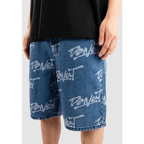 Donut Logo Aop Jort Kratke hlace medium blue Cene