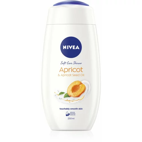 Nivea Apricot & Apricot Seed Oil negovalni gel za prhanje 250 ml