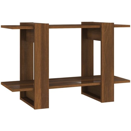 Maison Chic Knjižna omara - Knjižni regal rjavi hrast 80x30x51 cm, (21723318) Slike