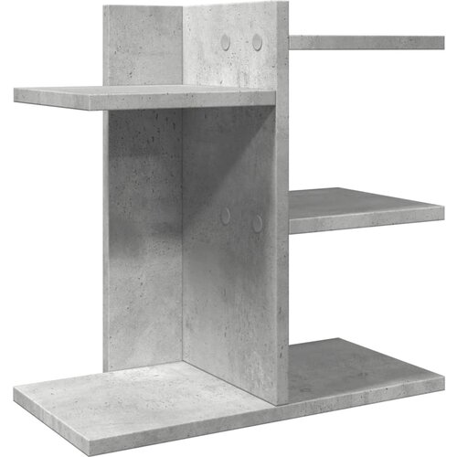  Organizator za stol boja betona 42x21,5x42 cm konstruirano drvo Slike