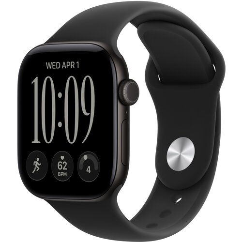 Apple Watch Series 12 Cellular 42mm S/M MJG04ZR/A Aluminijasto ohi&scaron;je črne trak barve &Scaron;portni črne barve Cene