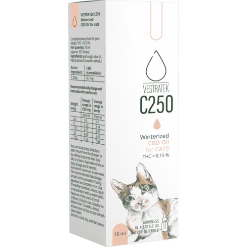 Vestratek C250 full spectrum cbd ulje za mačke 10ml Cene