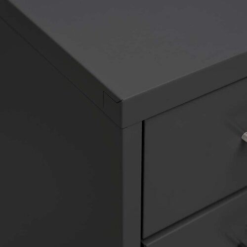 VidaXL mobilni ormarić za spise antracit 28 x 41 x 109 cm metalni Slike