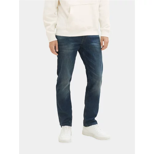 Tom Tailor Jeans hlače 1008446 Mornarsko modra Slim Fit