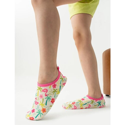 Dewberry 22256 Non-Slip, Pool and Sea Shoes for Kids-PEMBE Cene