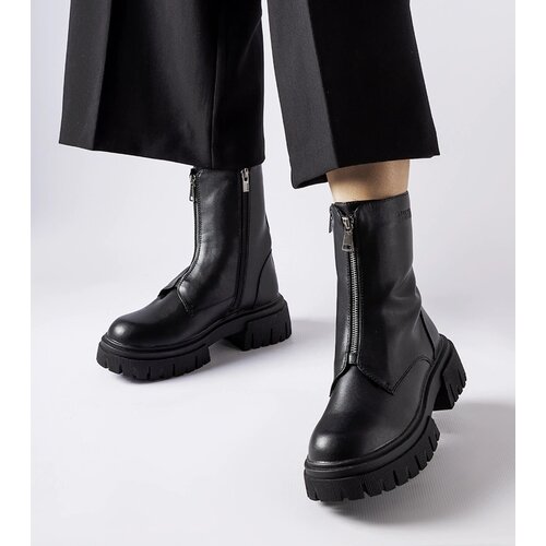 Big Star Black insulated ankle boots Slike